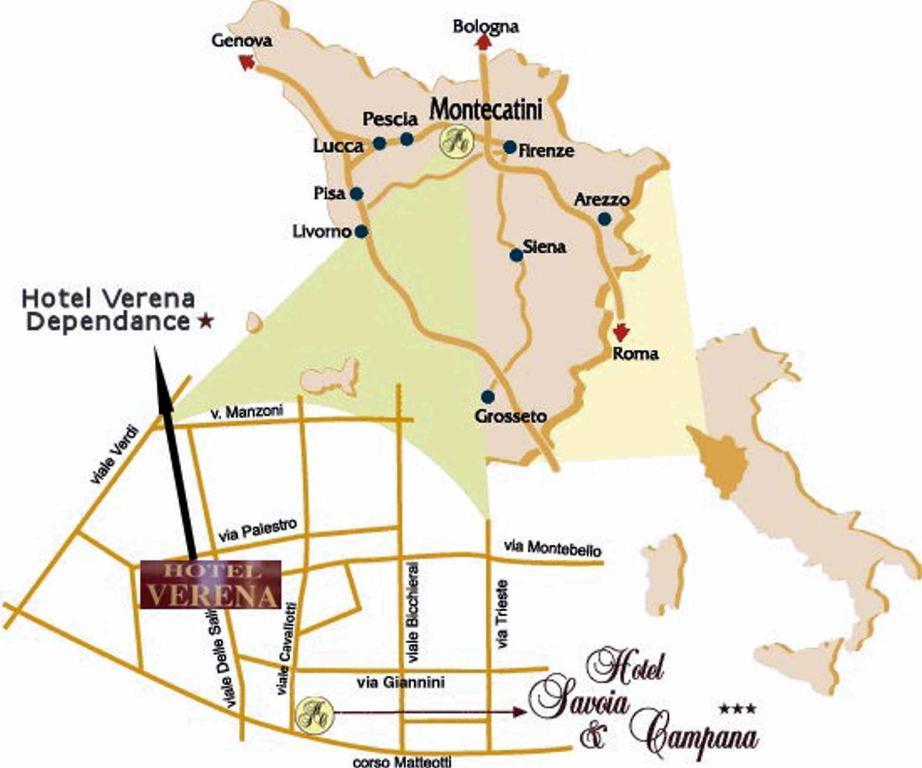 Verena Dependance Savoia & Campana Montecatini Terme Luaran gambar